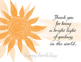 Card ・ Bright Light of Goodness Birthday (B48)