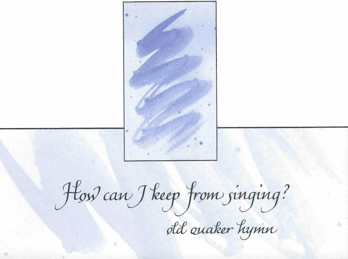 Card ・ Quaker Hymn (A49) – Cards By Anne